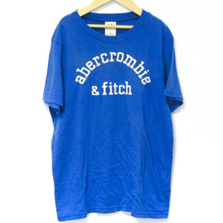 アバクロンビー 半袖Ｔシャツ トップス ロゴT キッズ 男の子用 XLサイズ ブルー ABERCROMBIE(Tシャツ/カットソー)