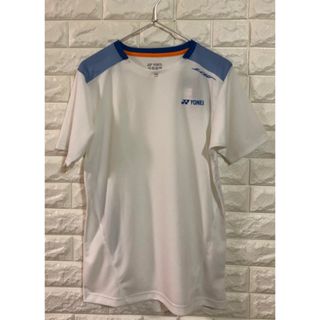 YONEX - 新品　ヨネックス　Tシャツ　リーチョンウェイ モデル Ｔシャツ　白　水色　S