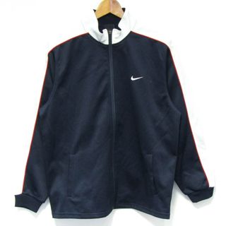 ナイキ(NIKE)のナイキ ジャージ ジャケット アウター バックロゴ スポーツウエア キッズ 男の子用 160サイズ ネイビー NIKE(その他)