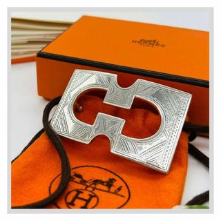 Hermes - エルメス トゥアレグ　バックル ベルト　バックル シルバー ９２５　４９．７ｇ