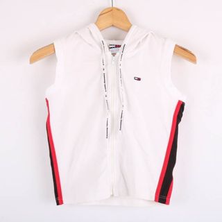 TOMMY - トミー パーカー トップス ノースリーブ レディース 11サイズ ホワイト TOMMY