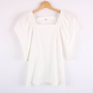 NATURAL BEAUTY BASIC - ナチュラルビューティーベーシック カットソー シャツ トップス 半袖 レディース Mサイズ ホワイト NATURAL BEAUTY BASIC