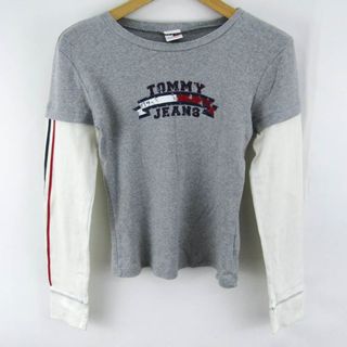 トミー(TOMMY)のトミー 長袖Ｔシャツ トップス レディース Sサイズ グレー TOMMY(Tシャツ(長袖/七分))