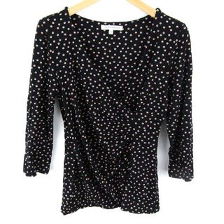 ローラアシュレイ(LAURA ASHLEY)のローラアシュレイ 長袖Ｔシャツ トップス レディース 12サイズ ブラック Laura Ashley(Tシャツ(長袖/七分))