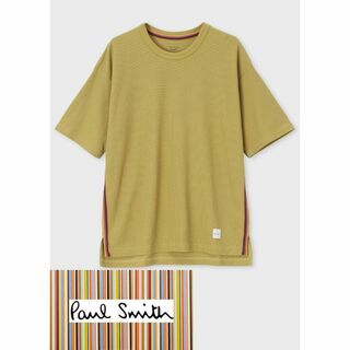 ポールスミス(Paul Smith)の新品☆Paul Smith Tシャツ マルチストライプ☆マスタード☆Lサイズ(Tシャツ/カットソー(半袖/袖なし))
