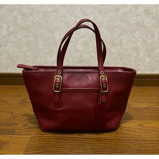 コーチ(COACH)のCOACH コーチ 9846 レザー ハンドバッグ レッド(ハンドバッグ)