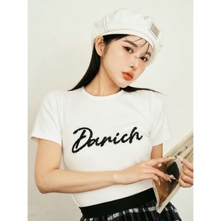 darich エンブロイダリーパールTシャツ(Tシャツ(半袖/袖なし))