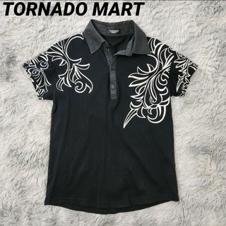 トルネードマート(TORNADO MART)のTORNADO MART トルネードマートトライバル柄 襟付きTシャツ ポロシャ(Tシャツ/カットソー(半袖/袖なし))