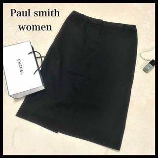 Paul Smith - PS Paul smith ピーエスポールスミス　タイトスカート　スリット　黒