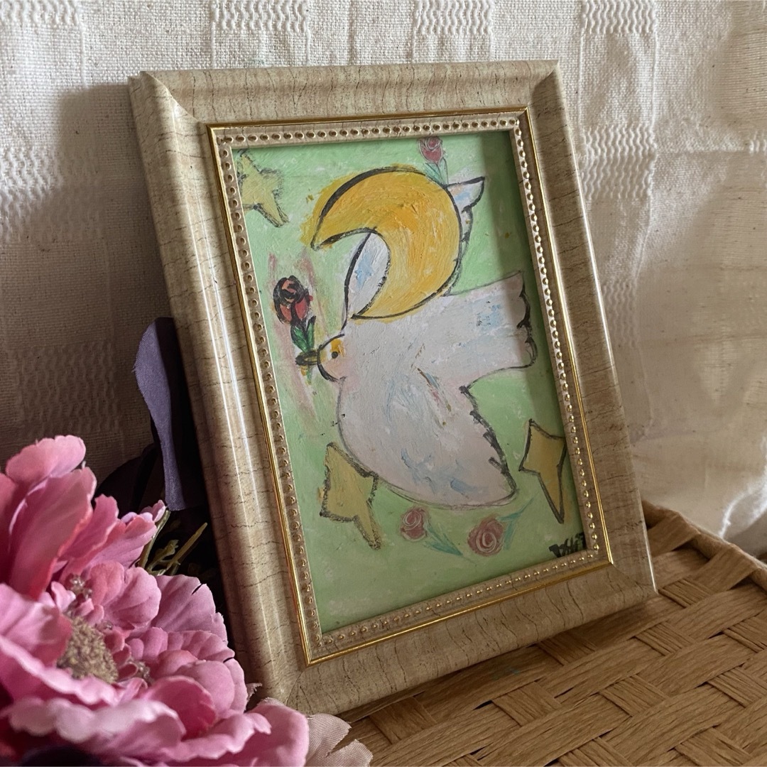 白い鳩の絵画 狭かっ 白い鳩の絵画 狭かっ