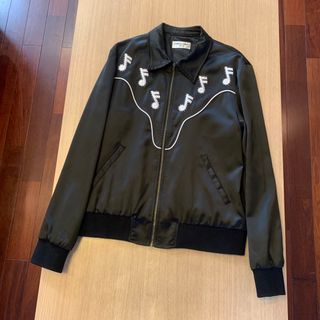 Saint Laurent - SAINT LAURENT PARIS【16A/W】音符柄ブルゾン ジャケット