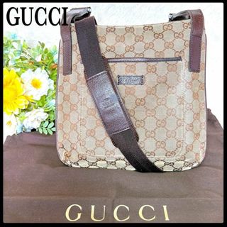 グッチ(Gucci)の☆大人気☆グッチ GUCCI GGキャンバス ショルダーバッグ ブラウン 茶(ショルダーバッグ)