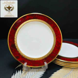 ノリタケ(Noritake)の未使用ノリタケ　Noritake フィッツジェラルド  24cm　プレート　5客(食器)