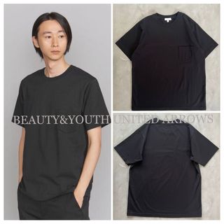 BEAUTY&YOUTH UNITED ARROWS - B&Y UNITED ARROWS クリスピーコットン1ポケットＴシャツ L