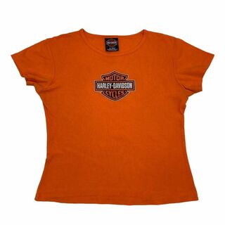 ハーレーダビッドソン(Harley Davidson)のHarley-Davidson プリントTシャツ 半袖 レディース Mサイズ(Tシャツ(半袖/袖なし))