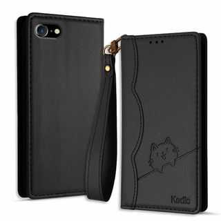 【サイズ:iPhone7/8/se2/se3*4.70"_色:ブラック】Kedi(その他)