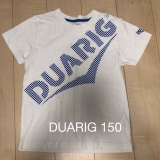 DUARIG 白　ロゴ　Tシャツ　半袖　キッズ　150(Tシャツ/カットソー)