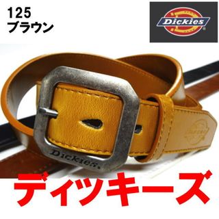 ブラウン 茶 オクタゴン Dickies ディッキーズ 125 ベルト(ベルト)