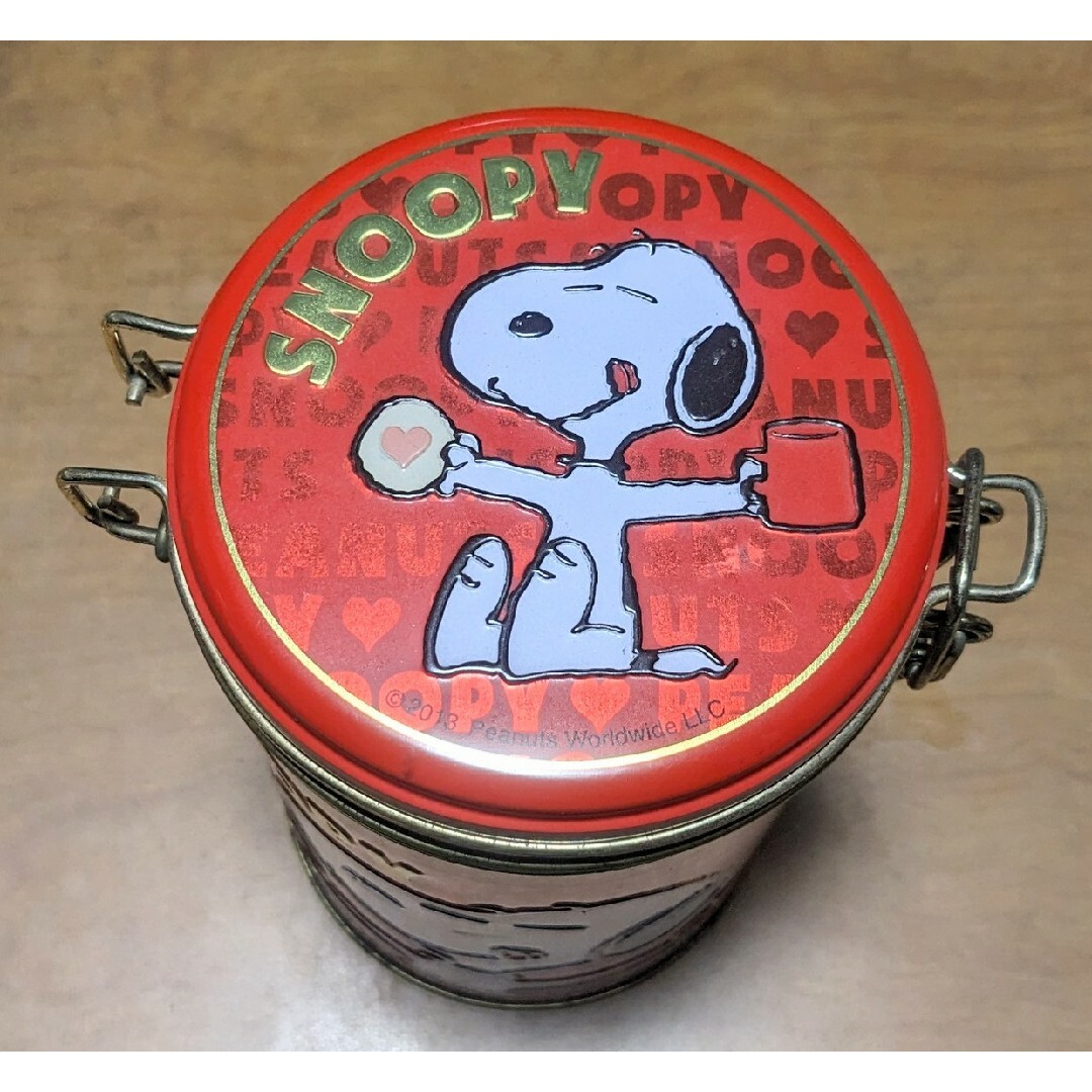 SNOOPY - スヌーピー USJ お土産 グッズ お菓子 空き缶 円柱型