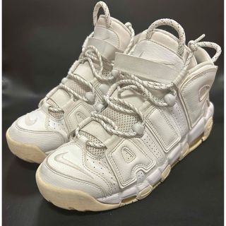 ナイキ(NIKE)のNIKE AIR MORE UPTEMPO ’96 トリプルホワイト27cm(スニーカー)