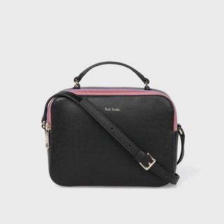 ポールスミス(Paul Smith)のダブルジップ スクエア ショルダーバッグ ポールスミス PaulSmith 黒(ショルダーバッグ)