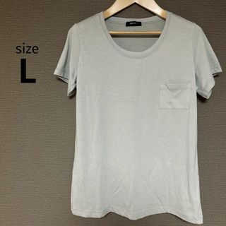 COMME CA ISM  トップス　Tシャツ　ポケット　半袖　薄手　シンプル