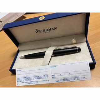 Waterman - WATERMAN ボールペン　エキスパートエッセンシャル　マットブラックCT