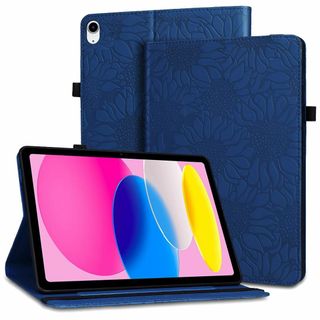 サイズ:10.9インチ_色:ブルーipad 第10世代 2022 ケース i(タブレット)