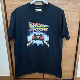 ローズバッド(ROSE BUD)のROSE BUD バック・トゥ・ザ・フューチャー　Tシャツ　黒　半袖　映画　レア(Tシャツ(半袖/袖なし))