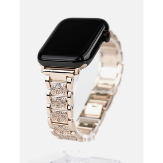 Apple Watch バンド ローズゴールド　（38mm、40mm、41mm）(腕時計)