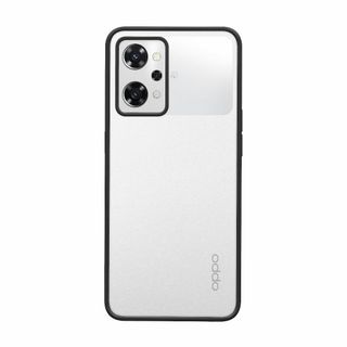 【色: ブラック】OPPO Reno9 A ハイブリッドケース ブラック【日本正(その他)