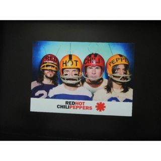 A4 額付き ポスター レッドホットチリペッパーズ 写真 ヘルメット RHCP