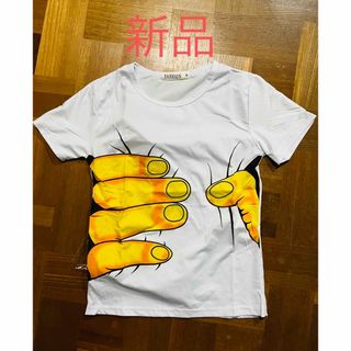 新品未使用☆手Tシャツカットソー【M】(Tシャツ/カットソー(半袖/袖なし))