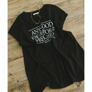 アーバンリサーチアイテムズ(URBAN RESEARCH ITEMS)の【BLK】ルーズロゴフレンチTシャツ(カットソー(長袖/七分))