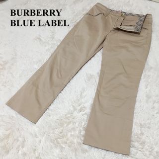 BURBERRY BLUE LABEL - バーバリーブルーレーベル　パンツ　ノバチェック　ホースロゴ