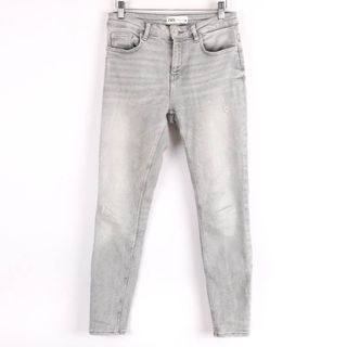 ザラ(ZARA)のザラ デニムパンツ ボトムス スキニー ジーンズ レディース 38サイズ グレー ZARA(デニム/ジーンズ)