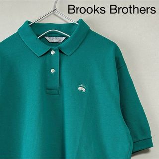 美品 USA製 80s90s Brooks Brothers 半袖ポロシャツ