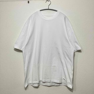 ENNOY 3パッククルーネック Tシャツ 裾ロゴ ホワイト L