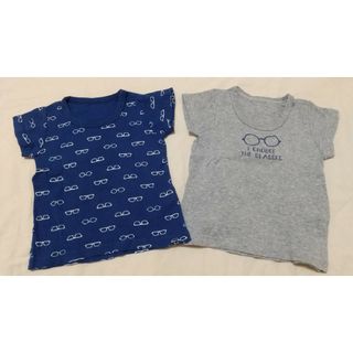 80cm 半袖Tシャツ 2枚セット(Ｔシャツ)