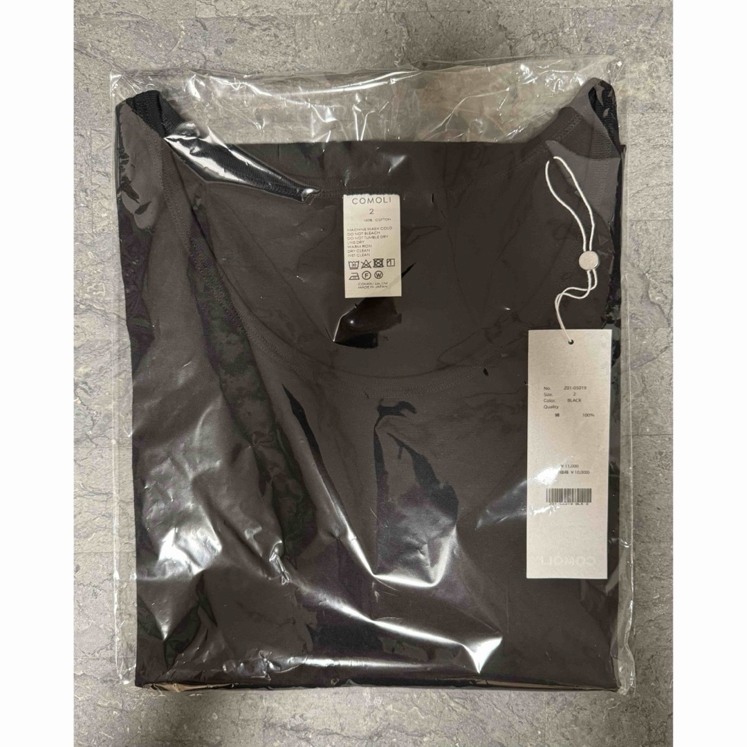 COMOLI - 新品未使用 COMOLI サープラス タンクトップ BLACK 2の COMOLI - 新品未使用 COMOLI サープラス タンクトップ BLACK 2の