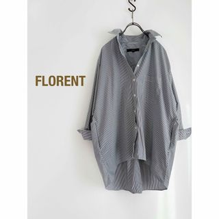 フローレント(FLORENT)のFLORENT オーバーサイズストライプシャツ(シャツ/ブラウス(長袖/七分))