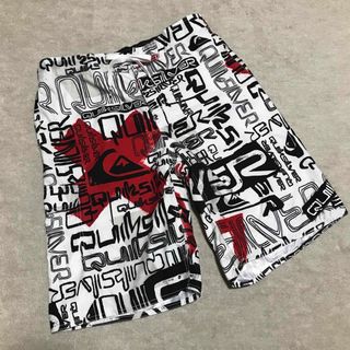 クイックシルバー(QUIKSILVER)のL【クイックシルバー】ペイント柄・海水パンツ(水着)