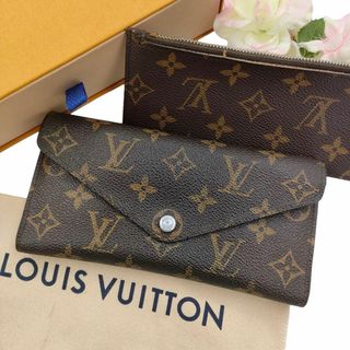 ルイヴィトン(LOUIS VUITTON)のルイヴィトン ジョゼフィーヌ 長財布 モノグラム ブラウン ブルー コインケース(財布)