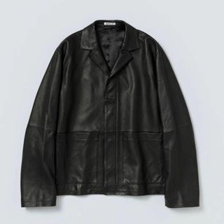 オーラリー(AURALEE)の21AW AURALEE GOAT LEATHER JACKET 5(レザージャケット)