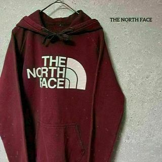 ザノースフェイス(THE NORTH FACE)のTHE NORTH FACE ノースフェイス パーカー ビッグロゴ プリント S(パーカー)