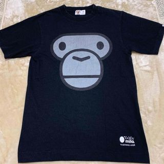 アベイシングエイプ(A BATHING APE)の日本製　A BATHING APE baby milo Face T Sサイズ(Tシャツ/カットソー(半袖/袖なし))