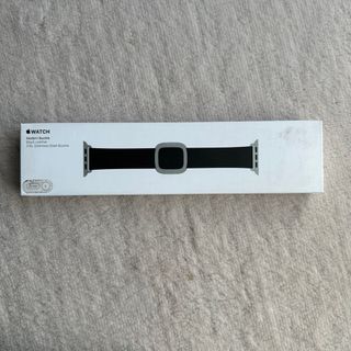 Apple Watch - モダンバックル ブラックレザー S純正(38mm)