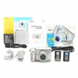 ニコン(Nikon)のニコン Nikon COOLPIX 4800 元箱 CCD搭載オールドコンデジ(コンパクトデジタルカメラ)