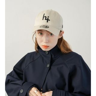 ニューエラー(NEW ERA)のhinari × NEW ERA コラボ キャップ　アイボリー(キャップ)