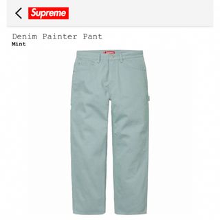 シュプリーム(Supreme)の24S/S Supreme Denim Painter Pant Mint 32(ペインターパンツ)